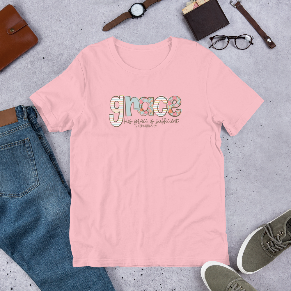 T-Shirt of the Month - Grace is Sufficient - August