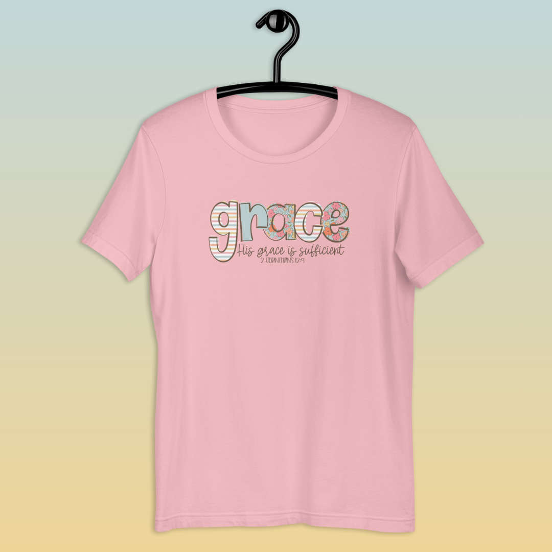 T-Shirt of the Month - Grace is Sufficient - August
