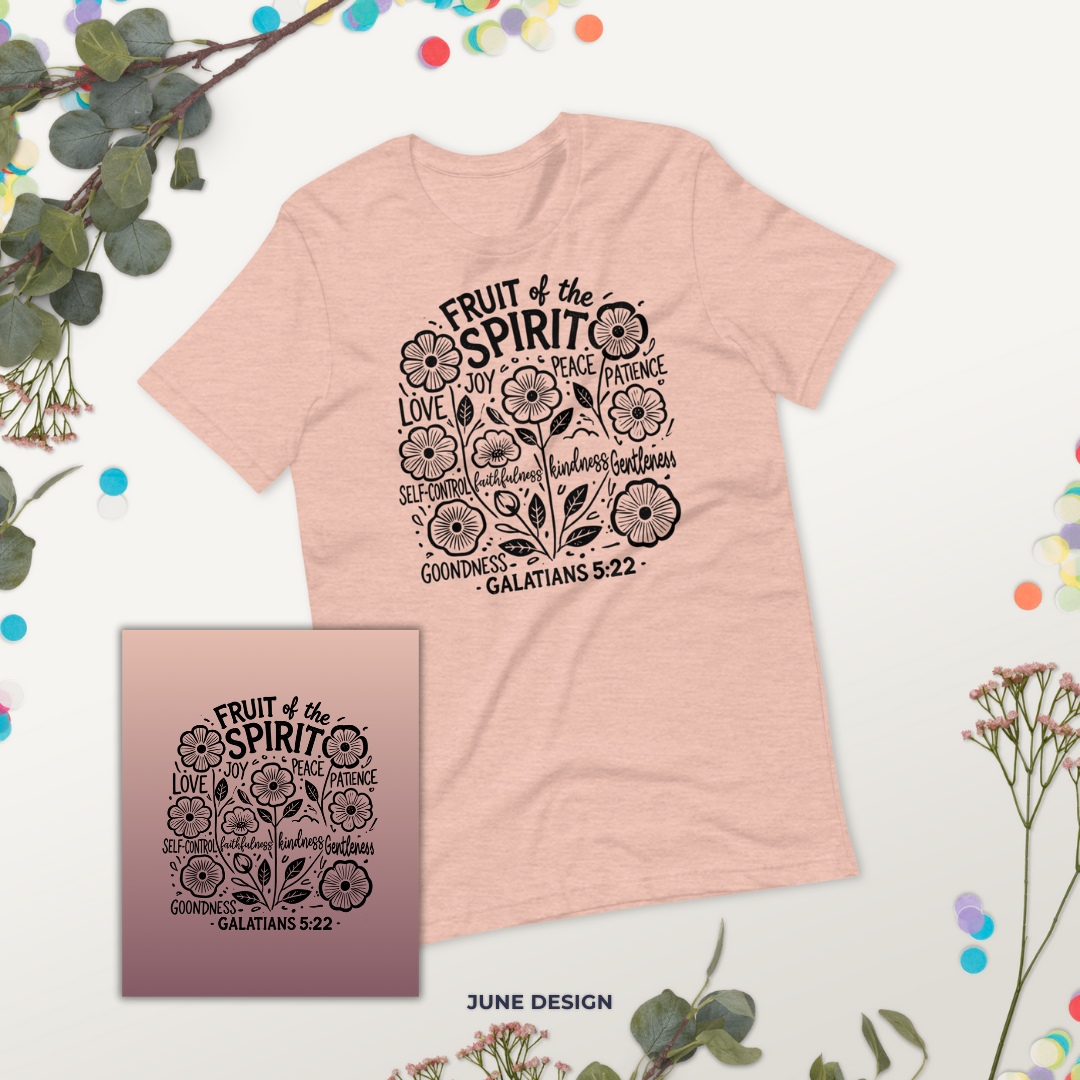 T-Shirt & Bible Study of the Month - Fruit of the Spirit- June