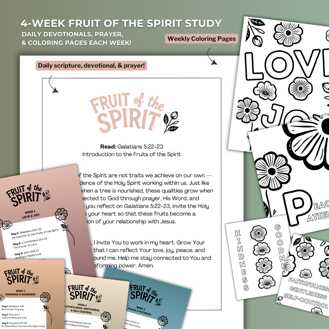 T-Shirt & Bible Study of the Month - Fruit of the Spirit- June
