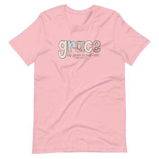 T-Shirt of the Month - Grace is Sufficient - August