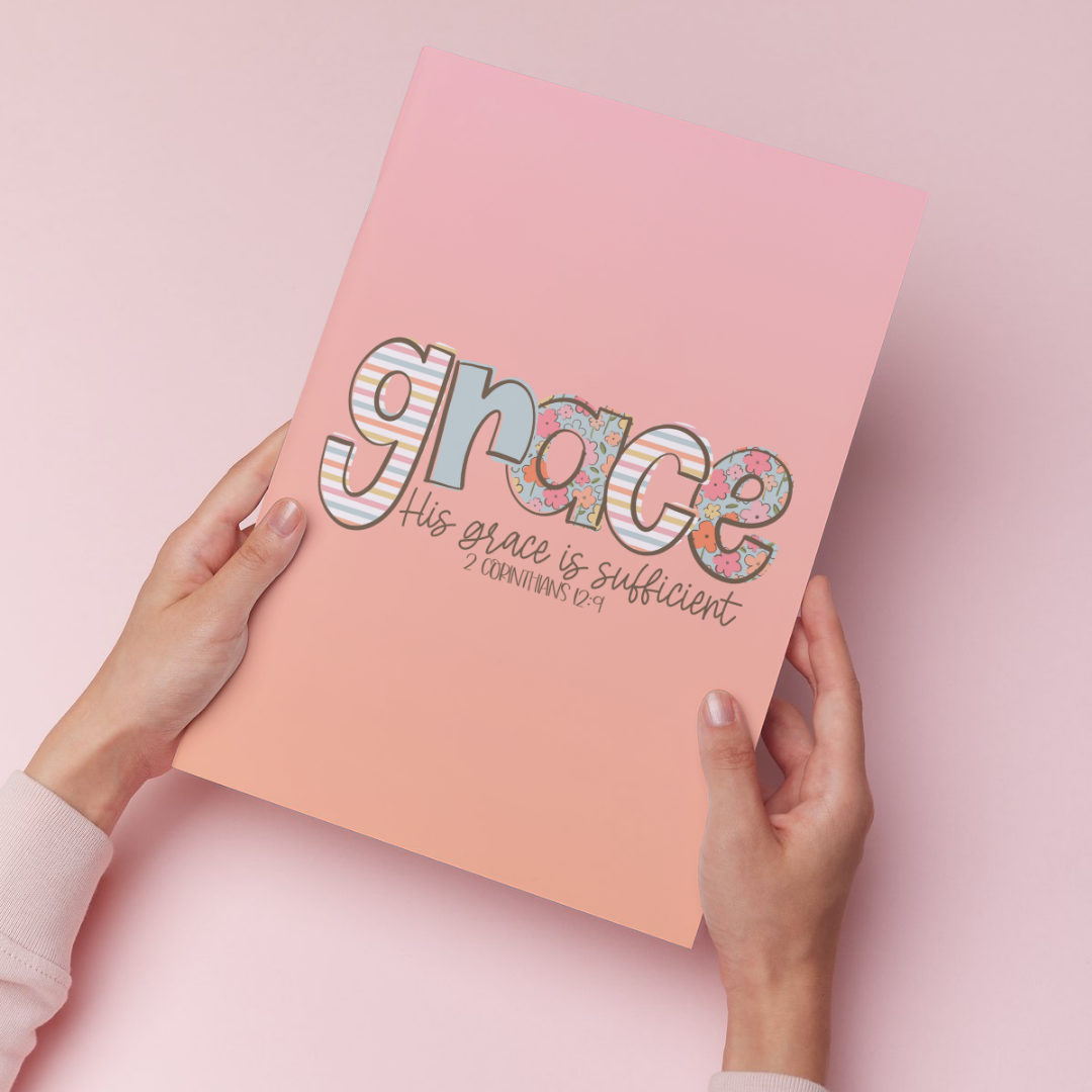 T-Shirt & Bible Study of the Month - Grace is Sufficient - August