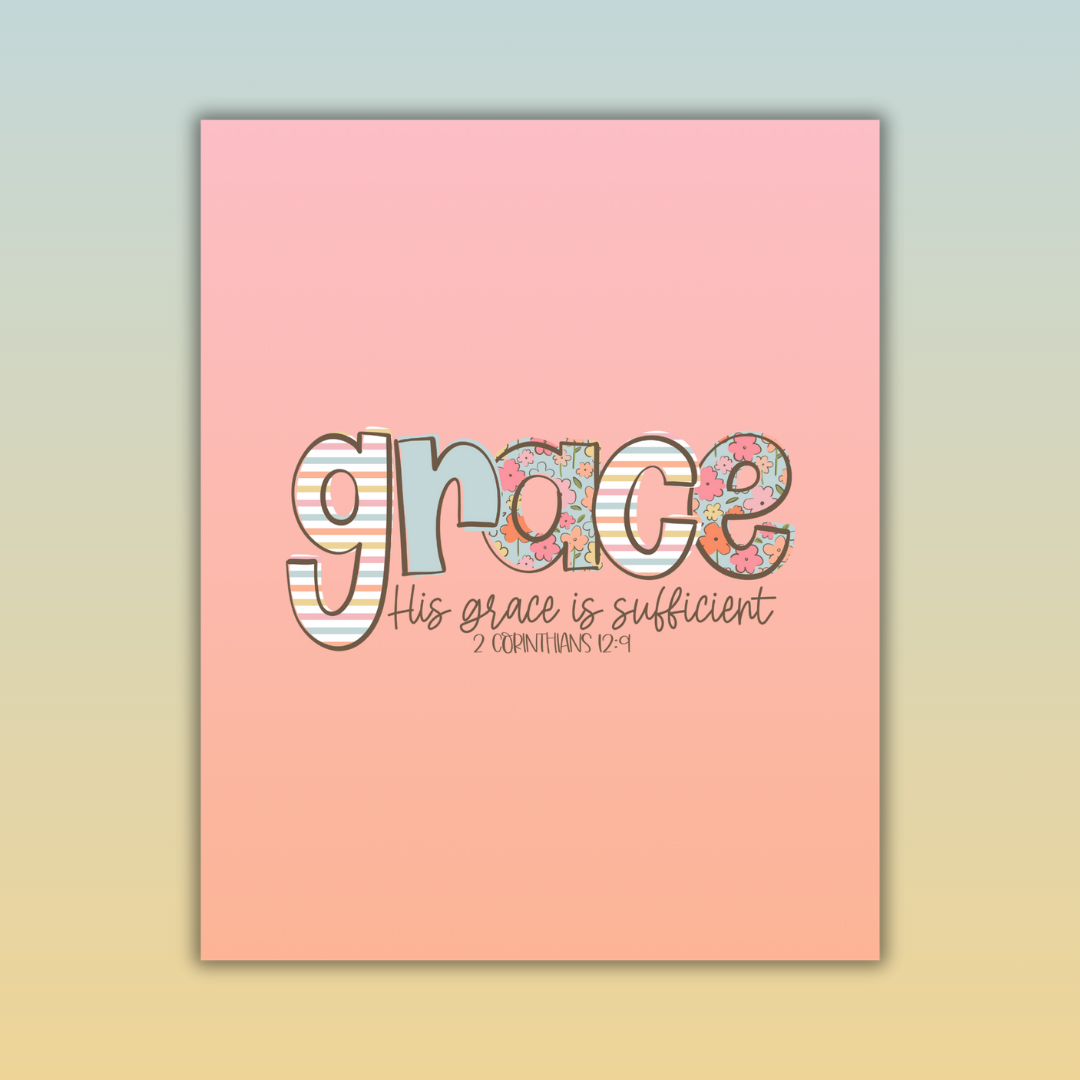 Bible Study of the Month - Grace is Sufficient - August