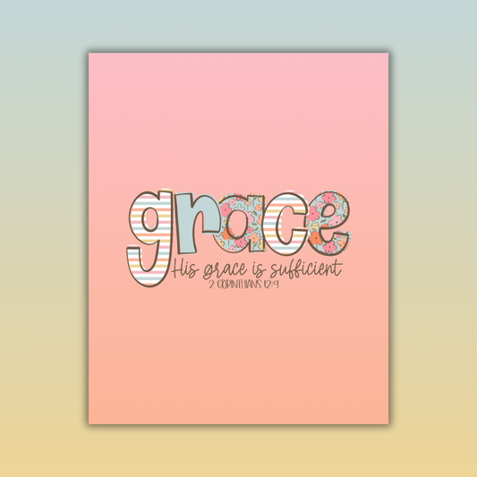 Bible Study of the Month - Grace is Sufficient - August