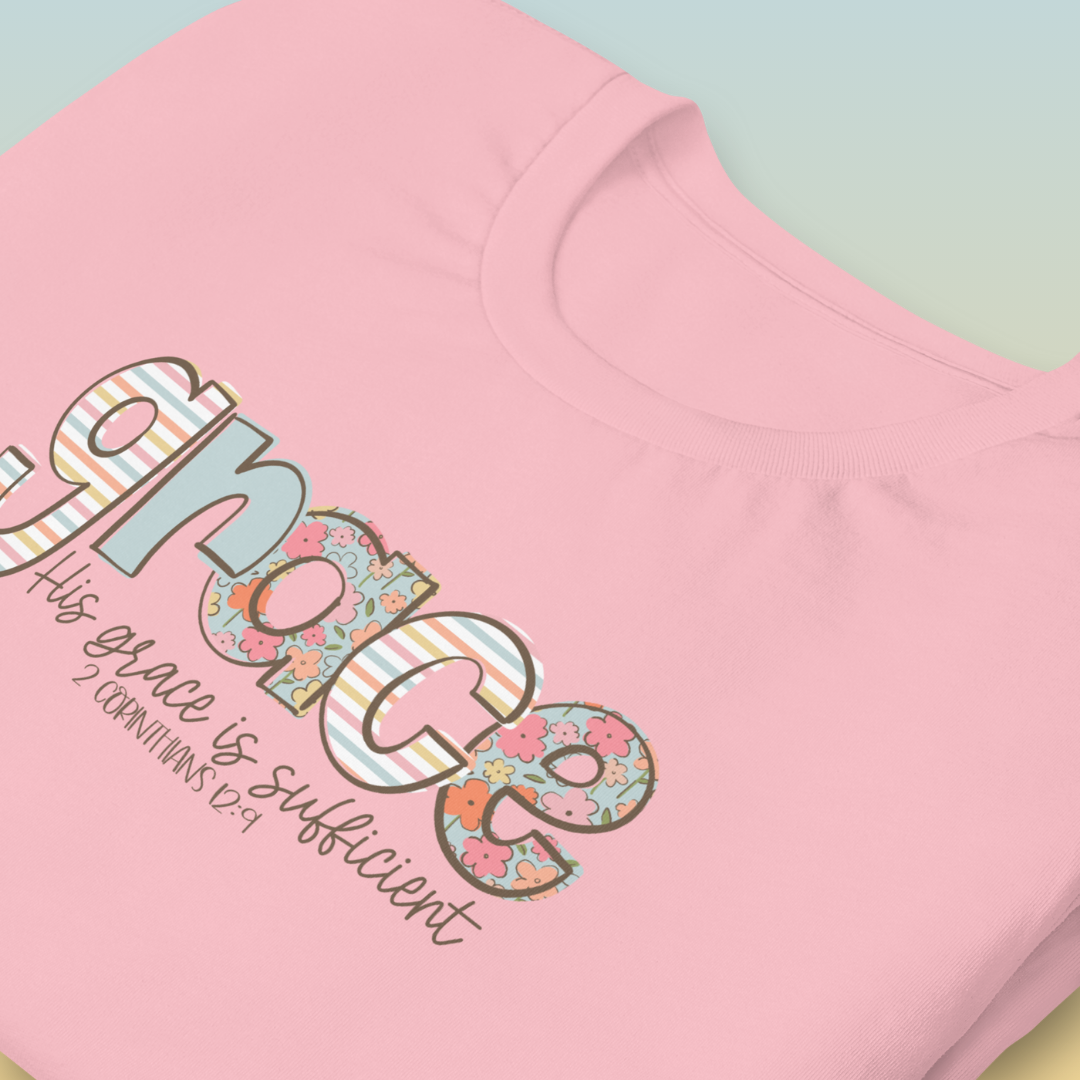 T-Shirt of the Month - Grace is Sufficient - August