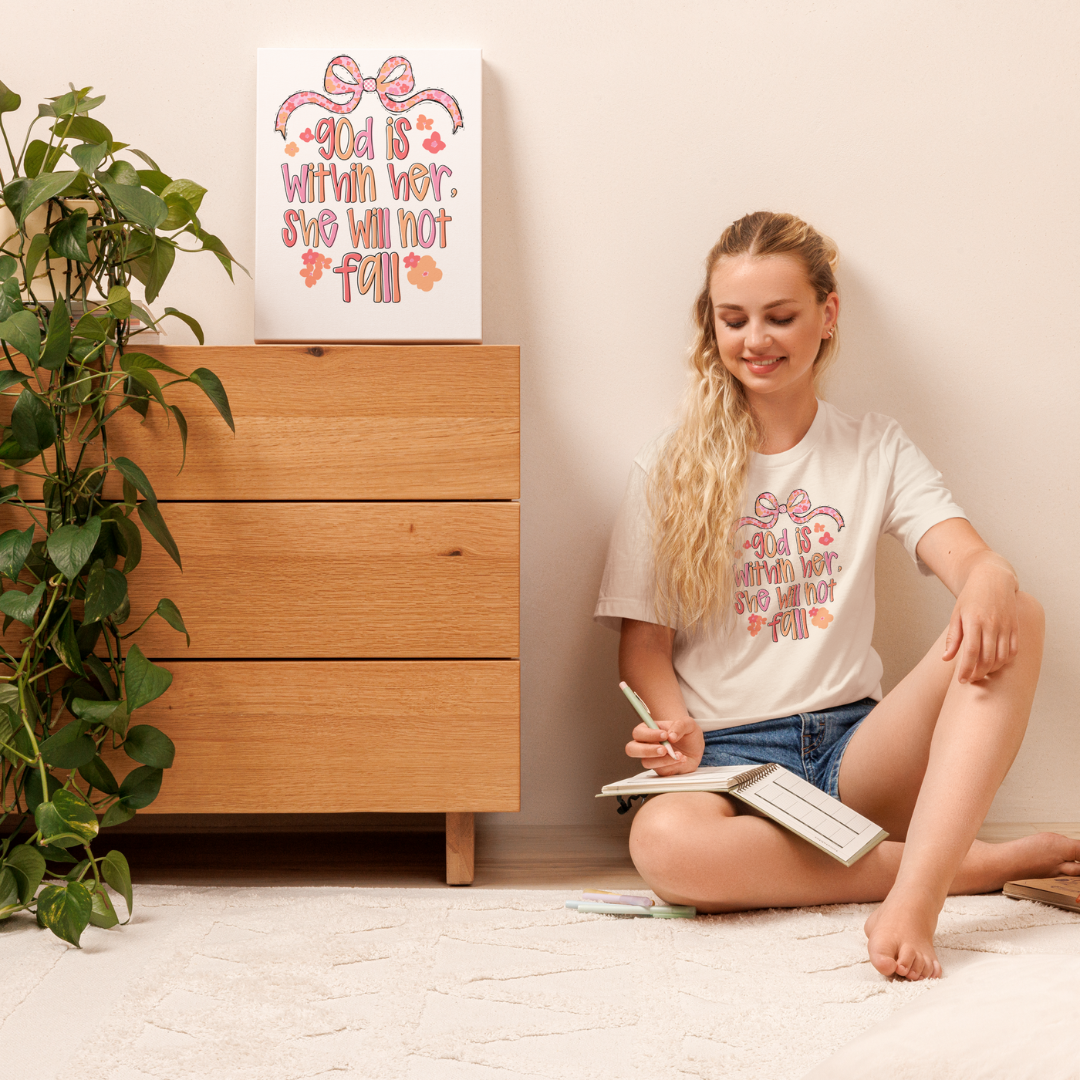 T-Shirt & Bible Study of the Month - God is Within Her - September